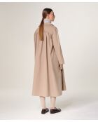 Manteau en coton Yuna beige