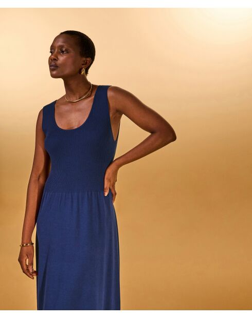 Marineblauwe jurk Fatou