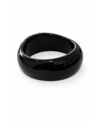 #15 zwart vergulde armband