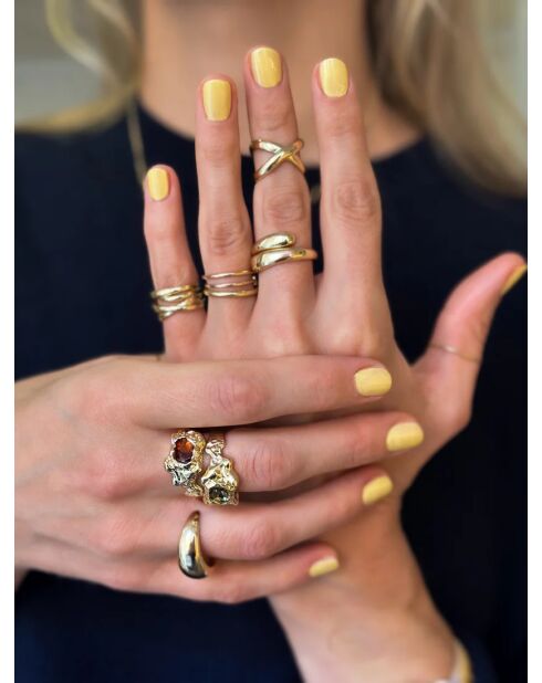 #12 vergoldeter Ring