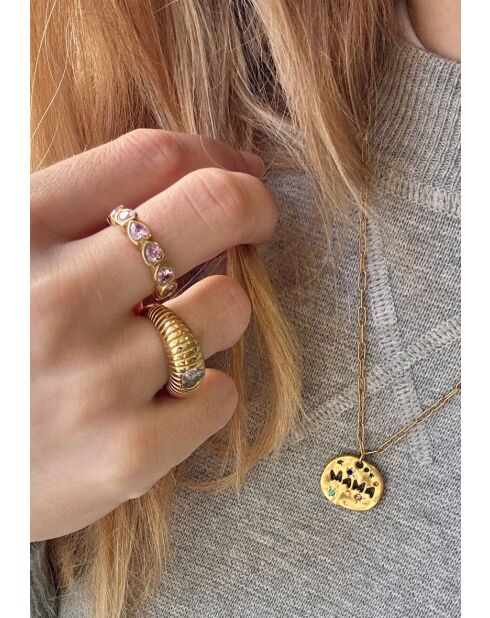 Anello placcato in oro #33