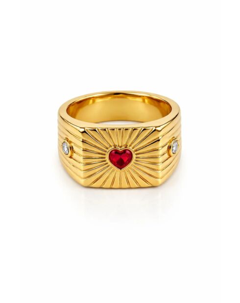 Anello placcato in oro #17