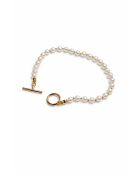 #7 weiß/vergoldetes Armband