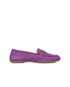 Mocassins en cuir suédé Palmaria mauve