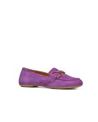 Mocassins en cuir suédé Palmaria mauve