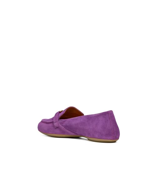 Mocassins en cuir suédé Palmaria mauve