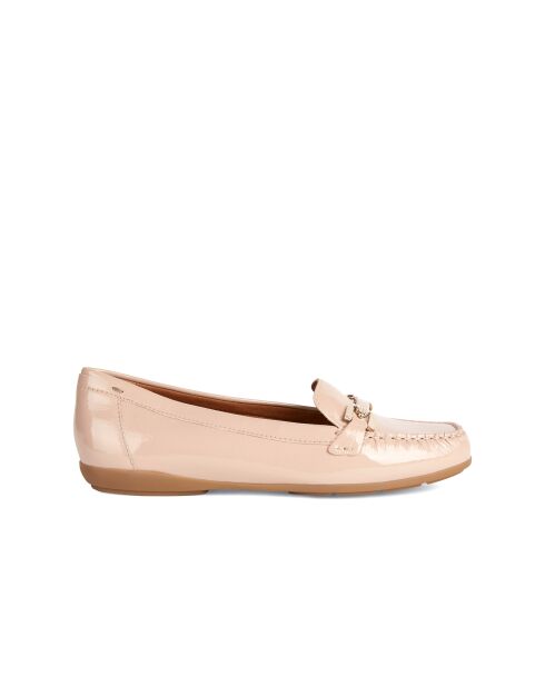 Mocassins en cuir Annytah Moc nude