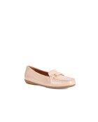 Mocassins en cuir Annytah Moc nude