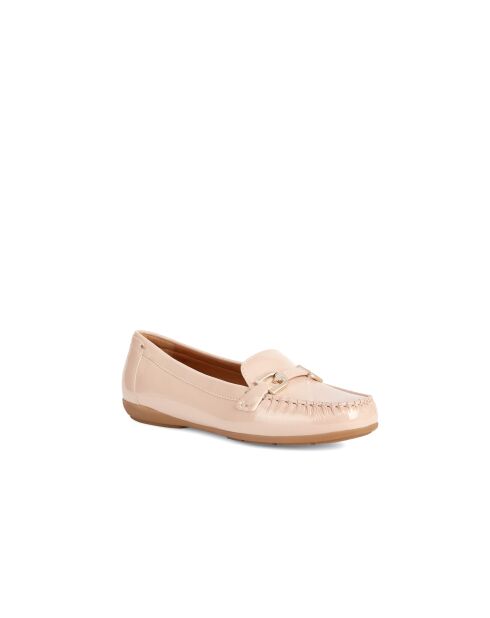 Mocassins en cuir Annytah Moc nude