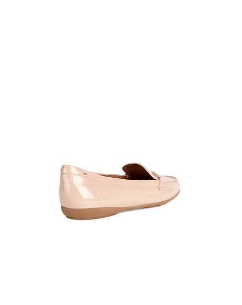 Mocassins en cuir Annytah Moc nude