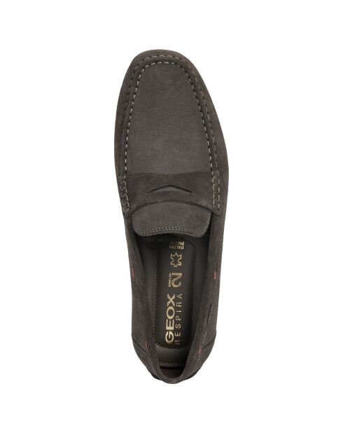 Mocassins en cuir suédé Moner W 2Fit brun moyen