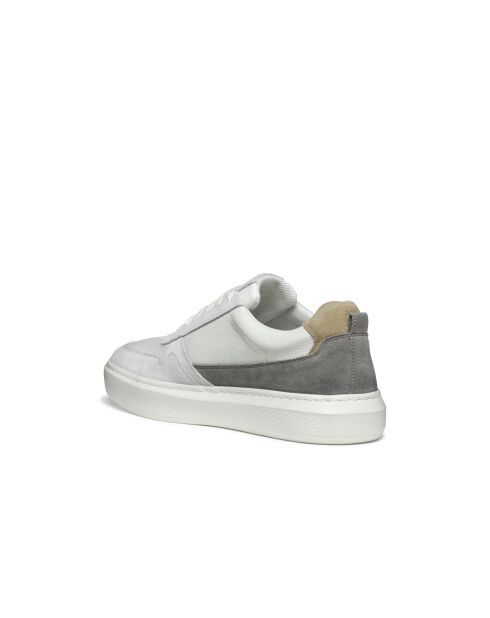 Sneakers en cuir suédé Deiven blanc cassé/anthracite