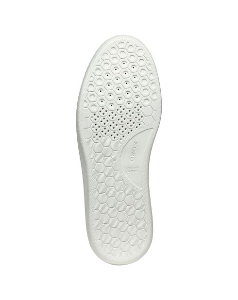 Sneakers en cuir suédé Deiven blanc cassé/anthracite