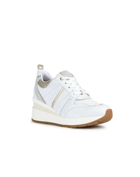 Witte leren sneakers van Zosma