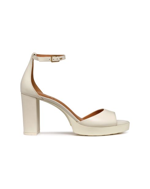 Walk Pleasure 85S leren sandalen in gebroken wit