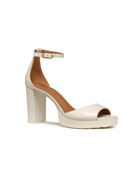 Walk Pleasure 85S leren sandalen in gebroken wit