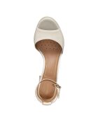 Walk Pleasure 85S leren sandalen in gebroken wit