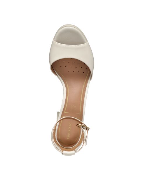 Walk Pleasure 85S leren sandalen in gebroken wit