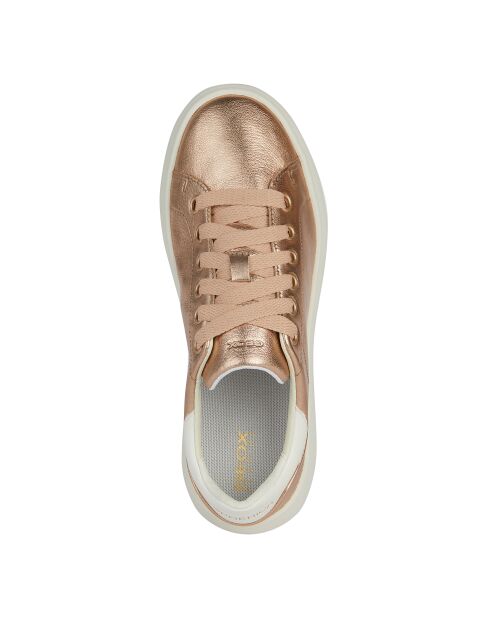 Sneakers Spherica Ec4.1 aus Rotgold/optischem Weißleder