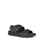 Sandales en cuir Spherica Ec6 brun foncé