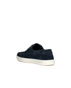 Mocassins en cuir suédé Avola bleu marine