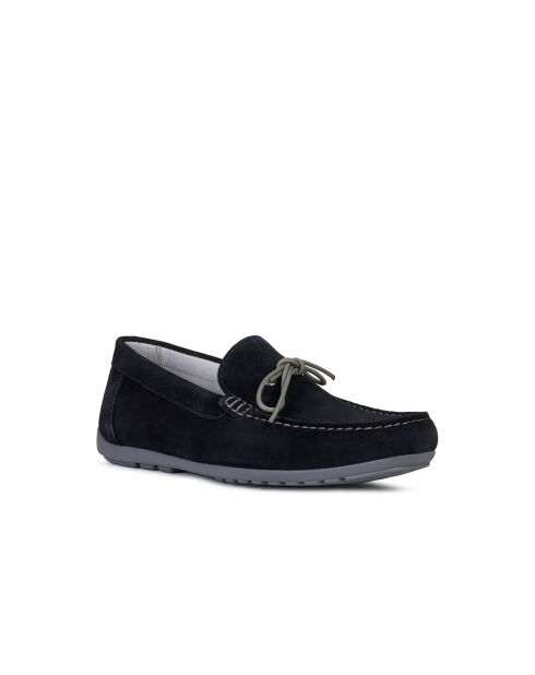 Mocassins en cuir suédé Tivoli bleu marine