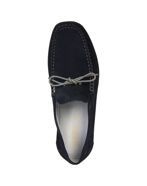 Mocassins en cuir suédé Tivoli bleu marine