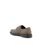 Derbies en cuir suédé Ottavio gris colombe