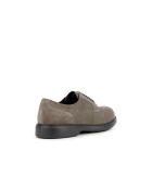 Derbies en cuir suédé Ottavio gris colombe