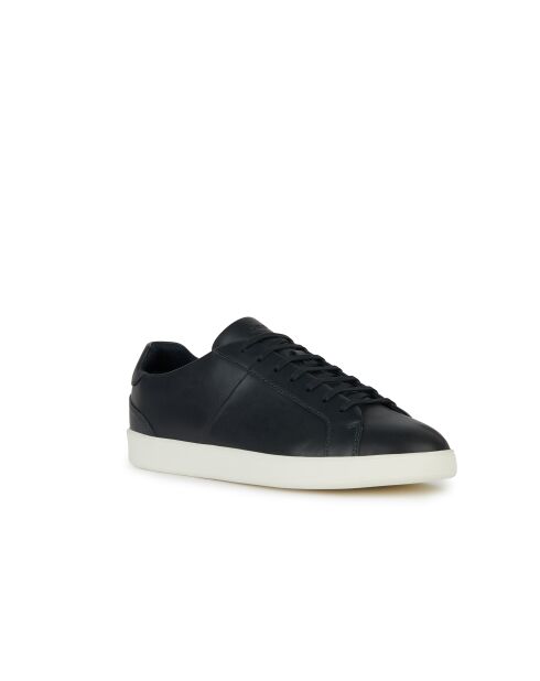 Marineblauwe leren sneakers Regio