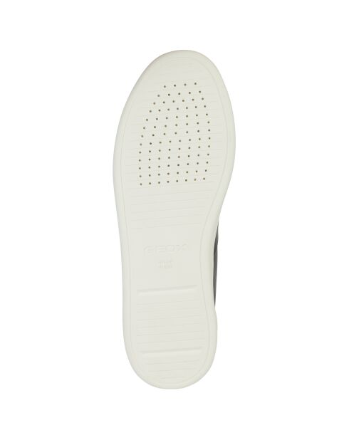 Marineblauwe leren sneakers Regio