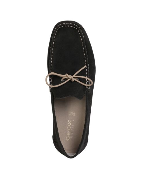 Mocassins en cuir suédé Tivoli café foncé