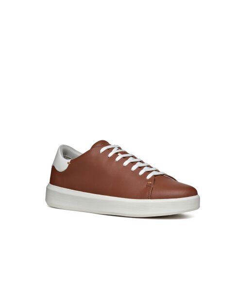 Sneakers Velletri in pelle marrone