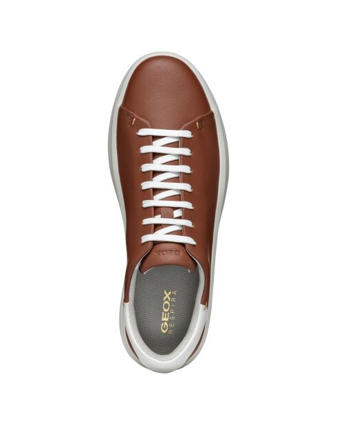 Sneakers Velletri in pelle marrone