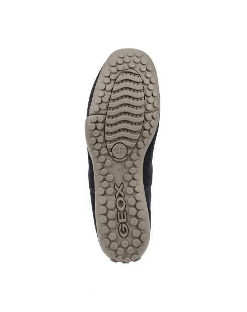 Mocassins en cuir suédé Drive Snake bleu marine