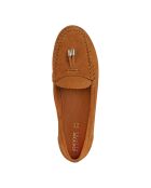Mocassins en cuir suédé Vega Moc cognac