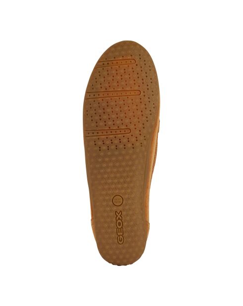 Mocassins en cuir suédé Vega Moc cognac