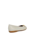 Annytah lichte en leren ballerina's