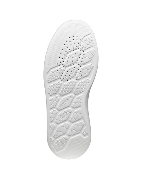 Maestrale Ledersneaker in Weiß/Marineblau