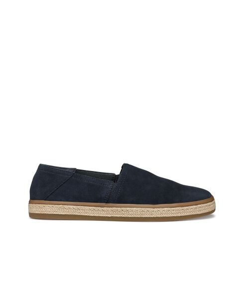 Pantelleria marineblaue Sneakers aus Veloursleder