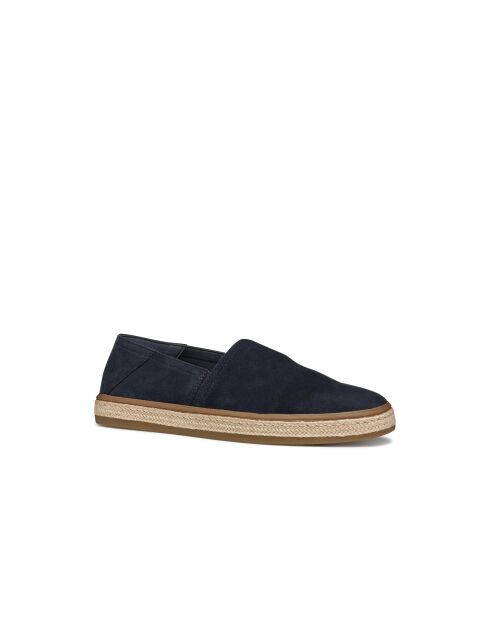 Pantelleria marineblaue Sneakers aus Veloursleder