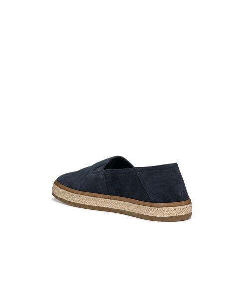 Pantelleria marineblaue Sneakers aus Veloursleder