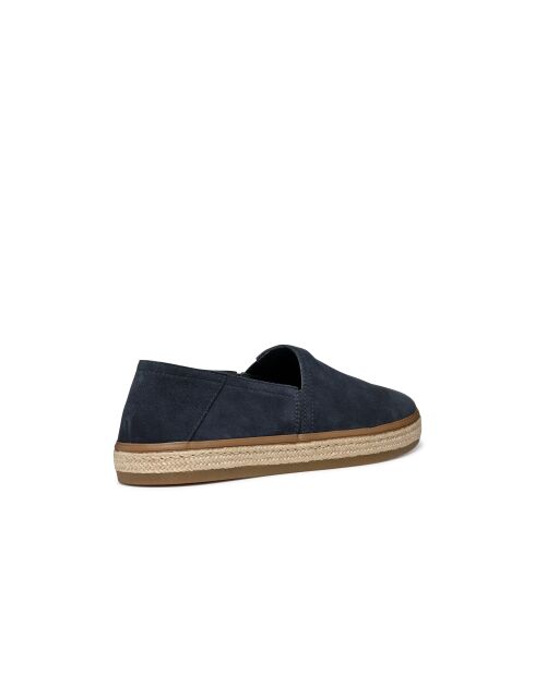 Pantelleria marineblaue Sneakers aus Veloursleder