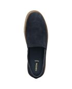 Pantelleria marineblaue Sneakers aus Veloursleder