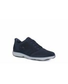 Marineblauwe leren sneakers van Nebula