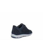 Marineblauwe leren sneakers van Nebula