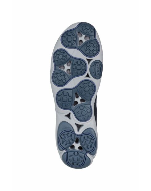 Marineblauwe leren sneakers van Nebula