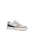 Zand/witte leren sneakers van Deiven