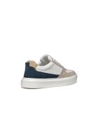 Zand/witte leren sneakers van Deiven