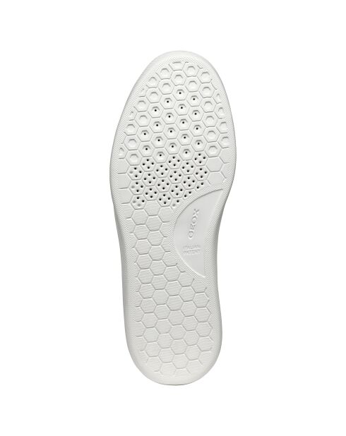 Zand/witte leren sneakers van Deiven